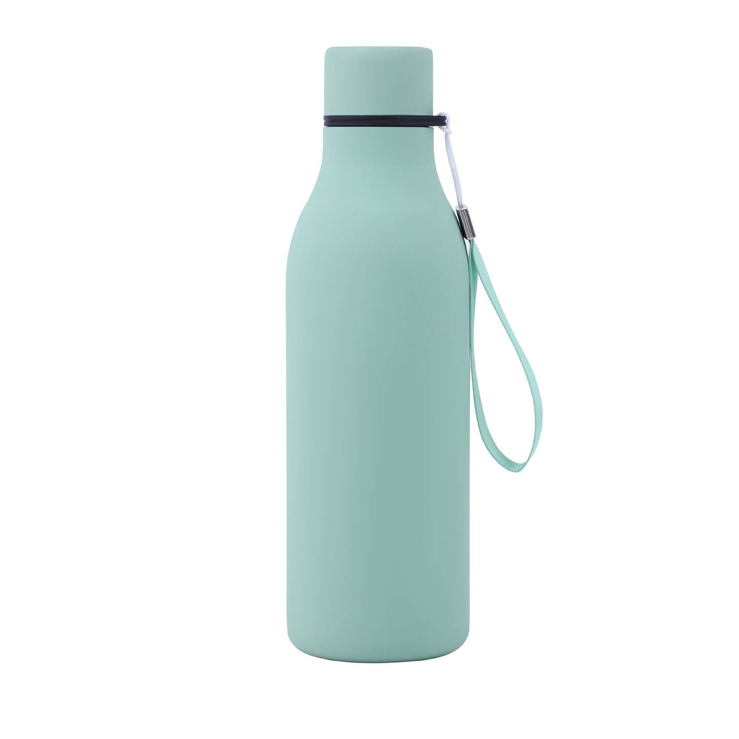 20oz Stainless Steel Insulated Water Bottles w/ Strap, custom water bottle with logo imprint 6