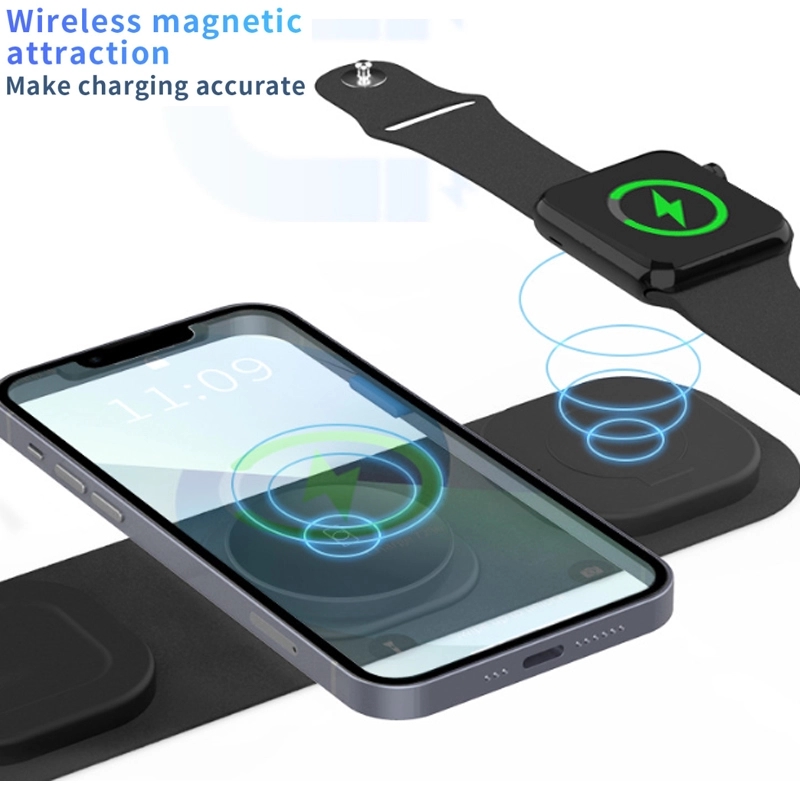 Magnetic 3 In 1 Wireless Charging 5