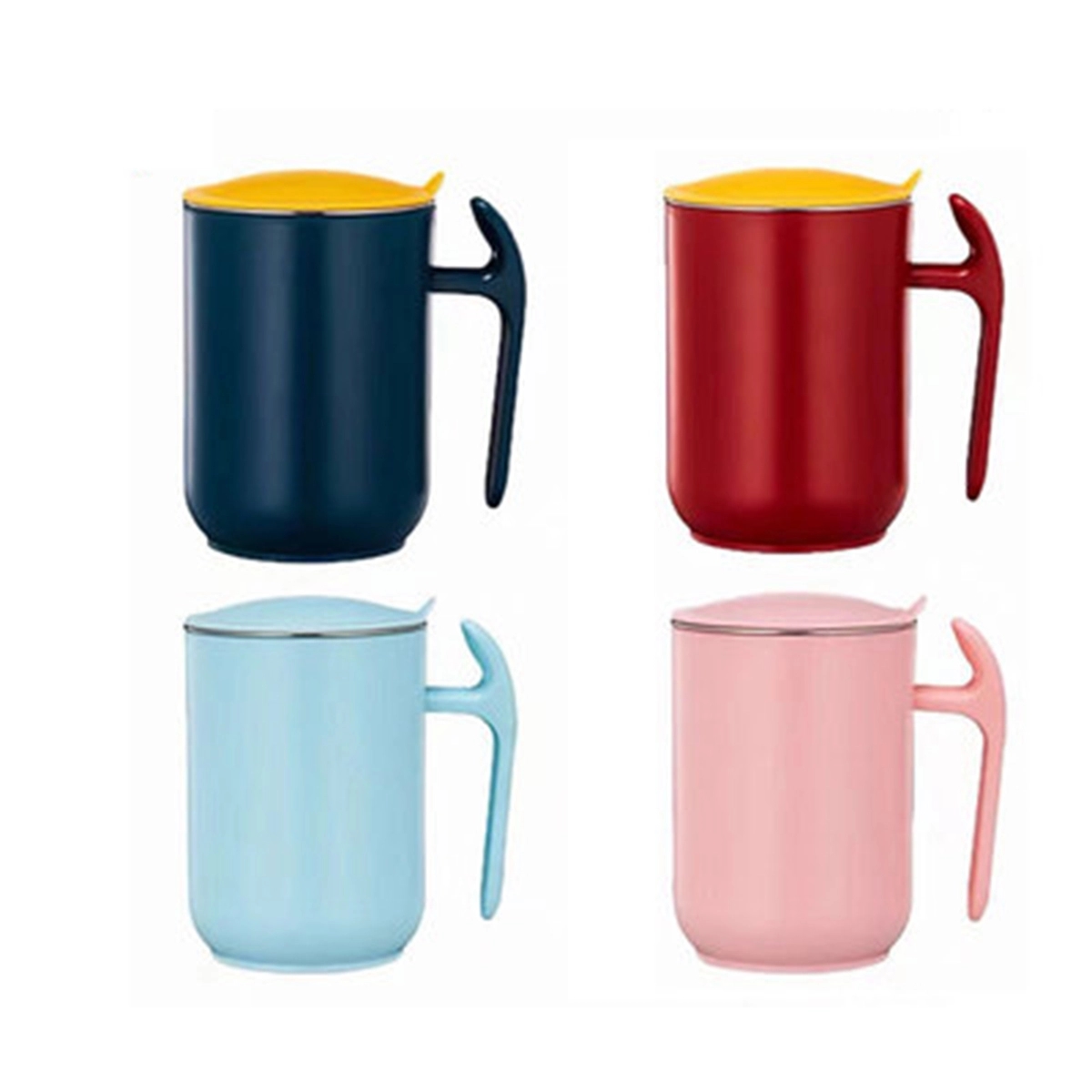 Tea Cup Wide Handle With Lids 18.5 Oz 2