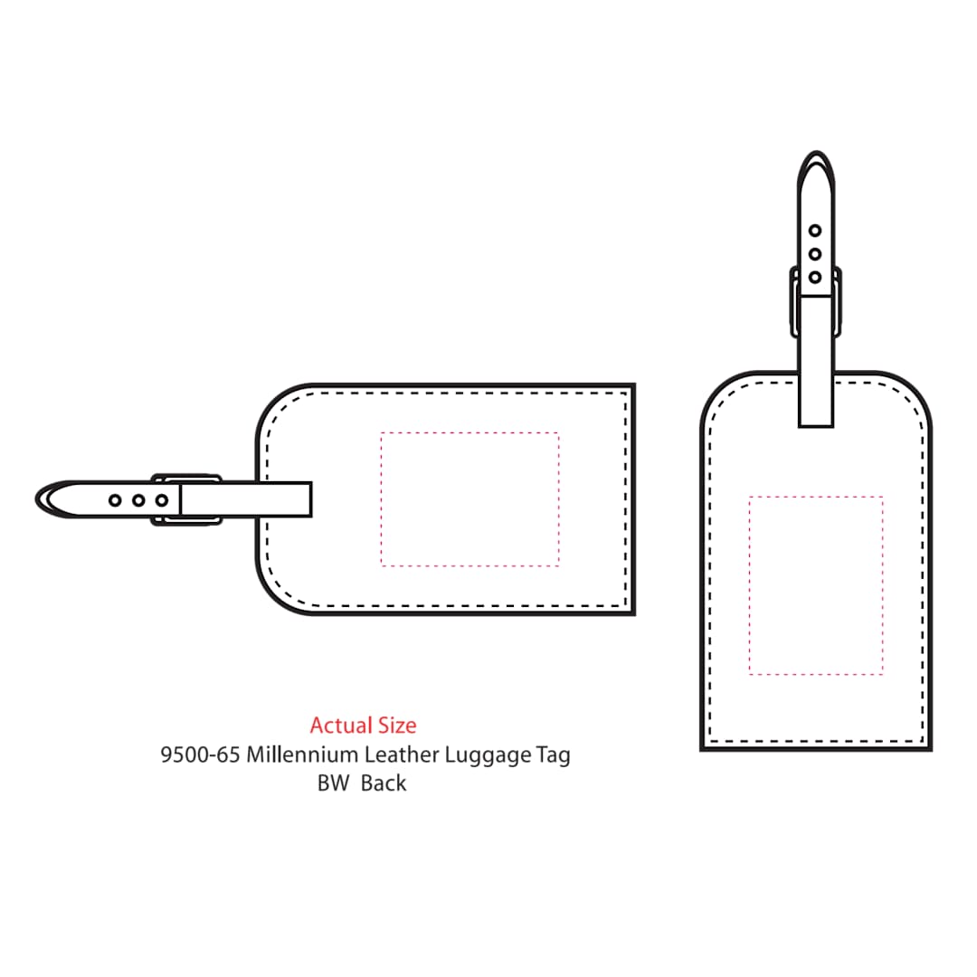 Millennium Leather Identification Tag 21