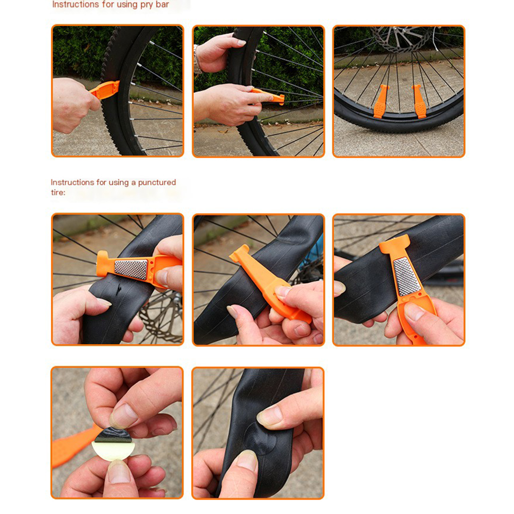 Bike Tire Repair Tool Kit 8