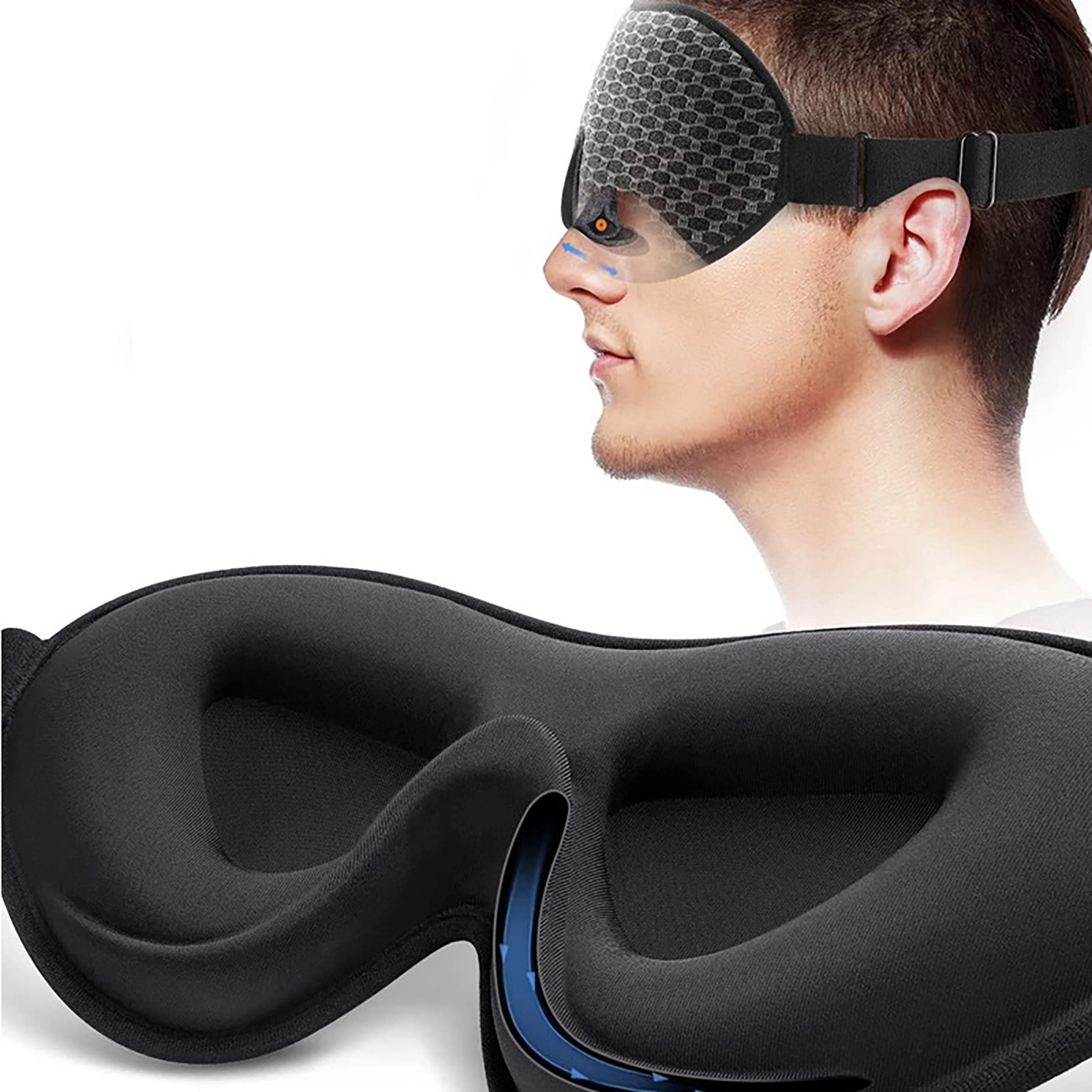 Anti-Light 3D Pressure Free Sleep Eye Mask 4