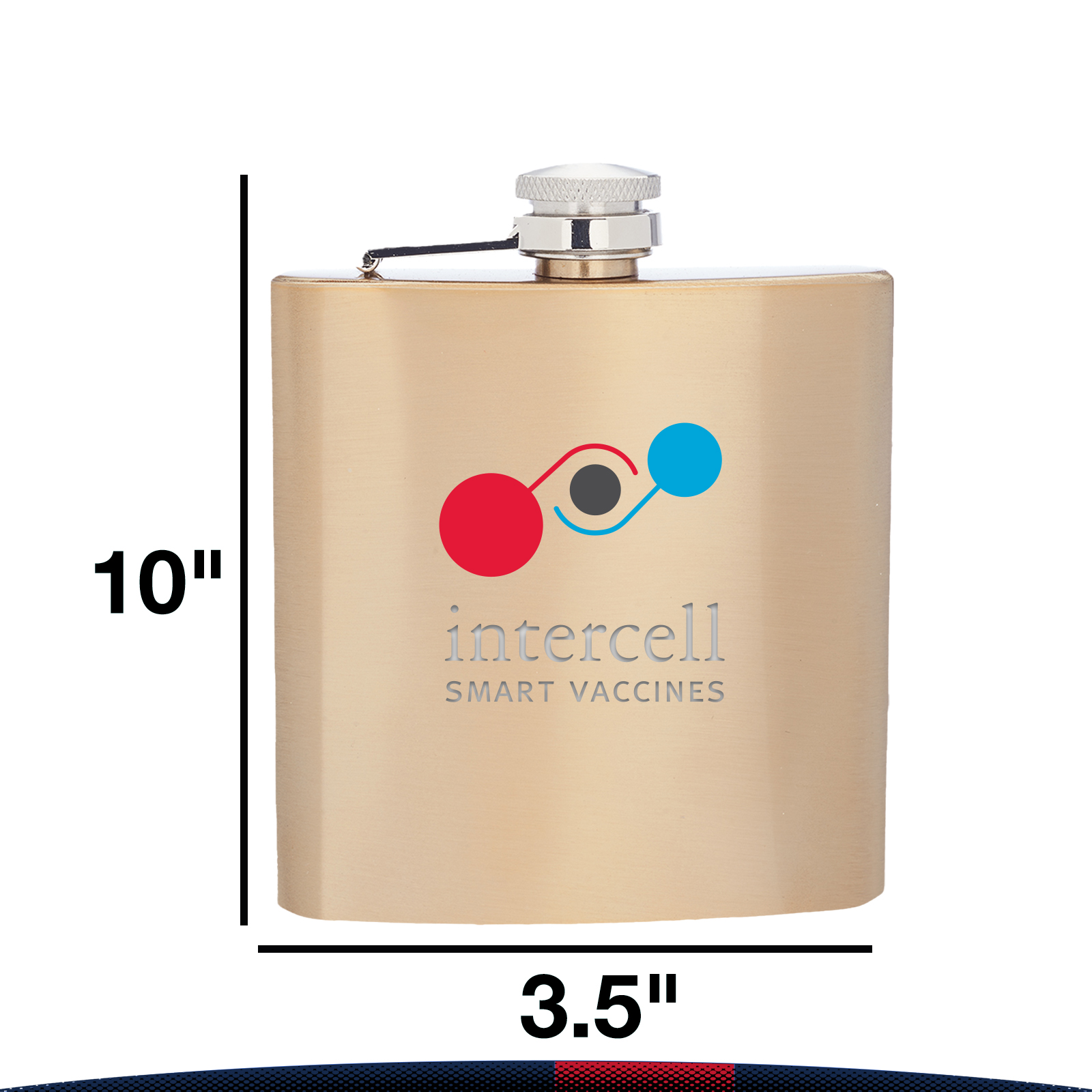 6 oz. Clve Stainless Steel Hip Flasks 2