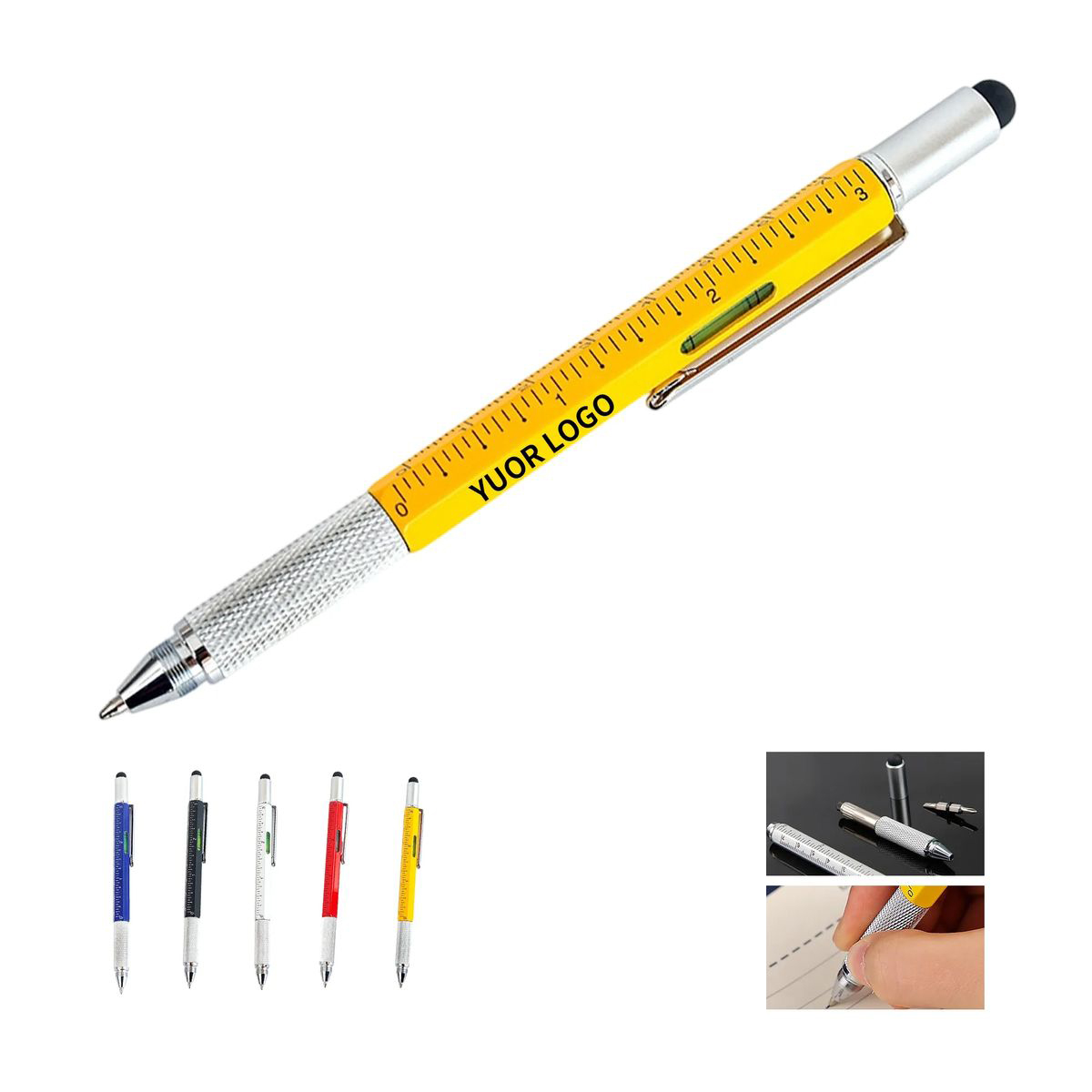 Multi Function Ballpoint Pen with Tool Features 4