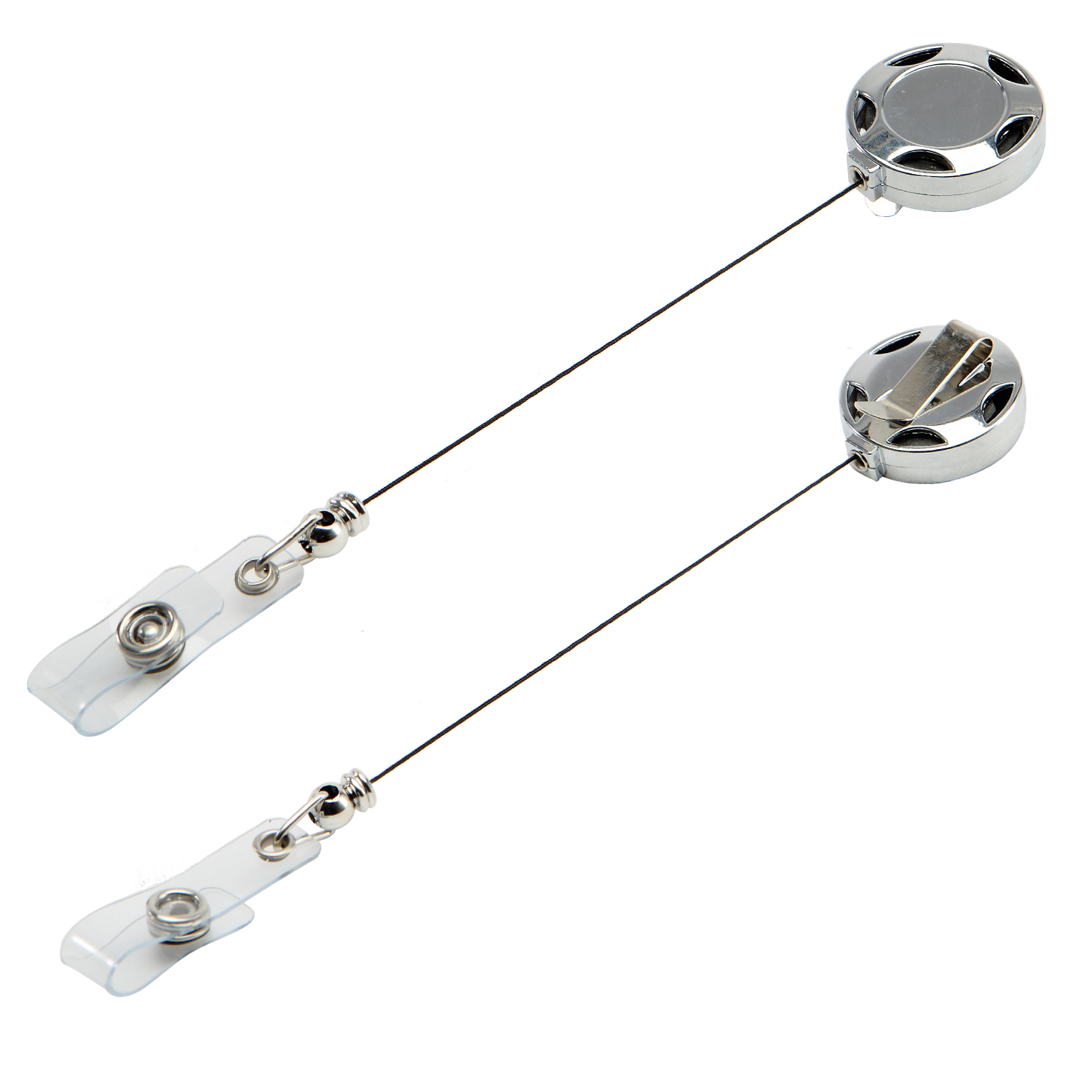 Round Shape Metal Retractable Badge Reel 2