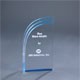 4" x 8" Blue Wave Acrylic Trophy 2