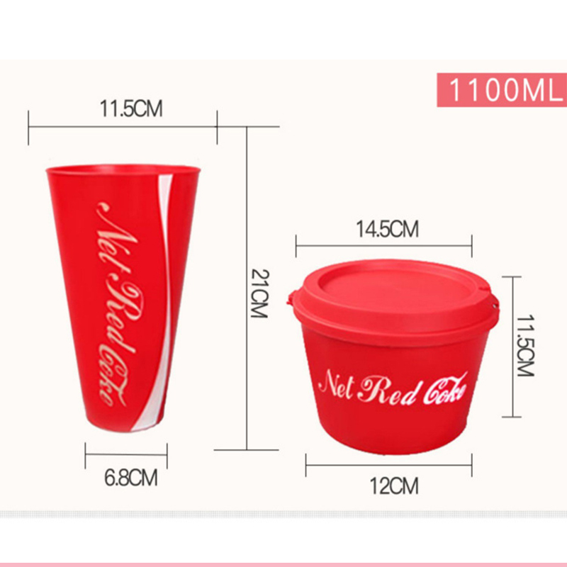 PP Double Layer Coke Cup with Popcorn Cup 14