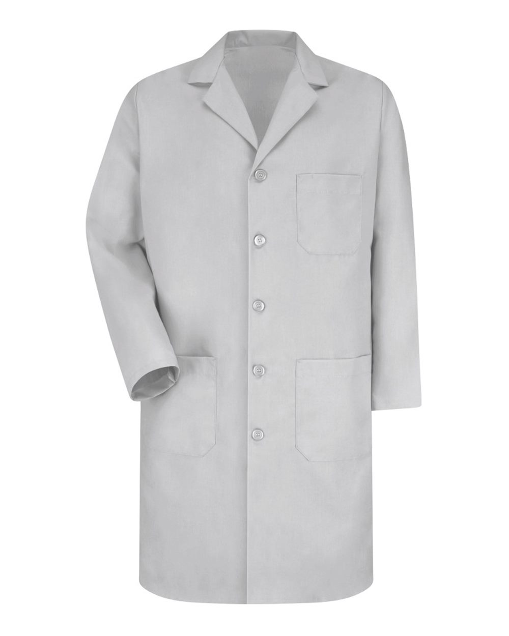 Button Front Lab Coat