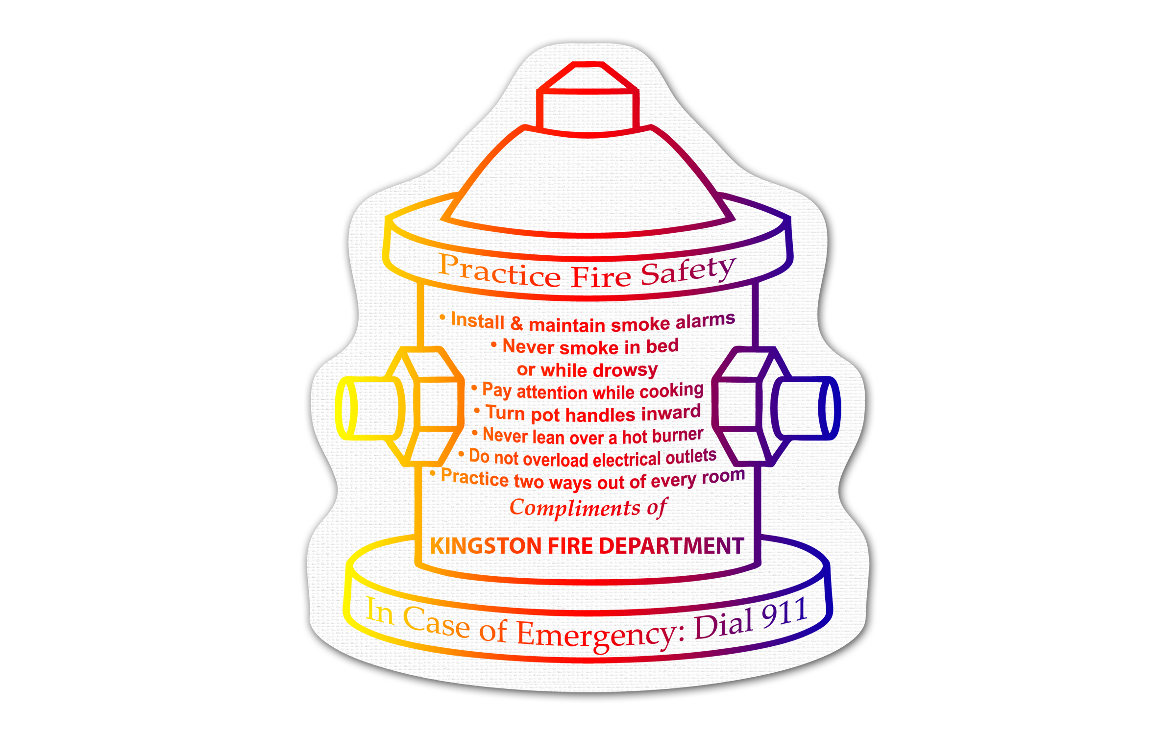 Fire Hydrant Vinyl Jar Opener 44