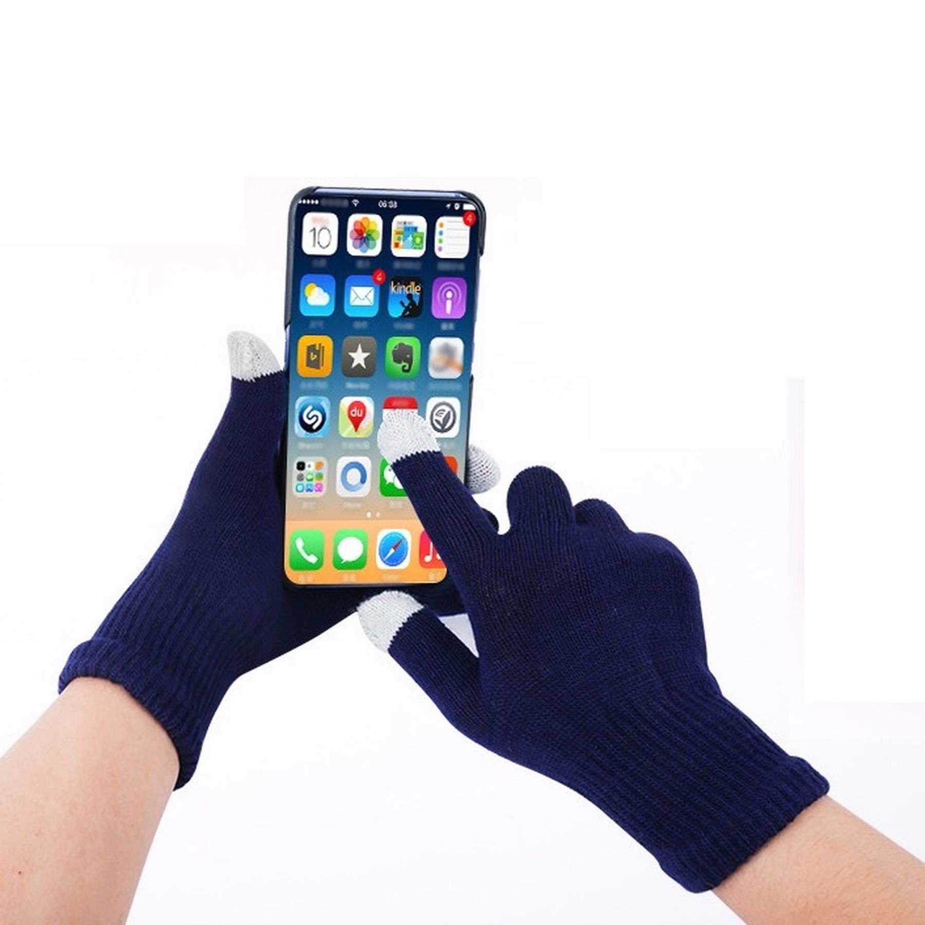 Unisex Knitted Touchscreen Gloves Stretch Texting Mittens 6