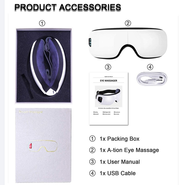 Intelligent Electric Vibration Bluetooth Eye Massager 3