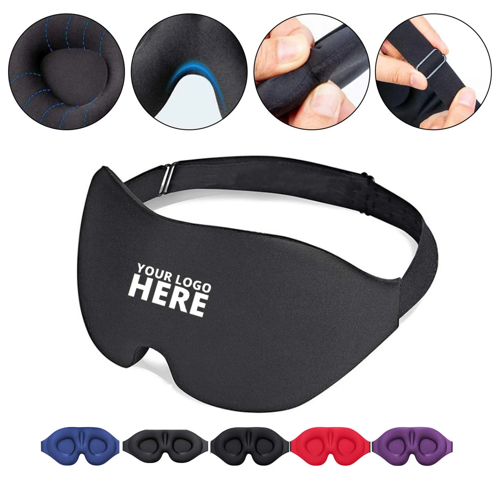 3D Contoured Cup Sleeping Mask 5