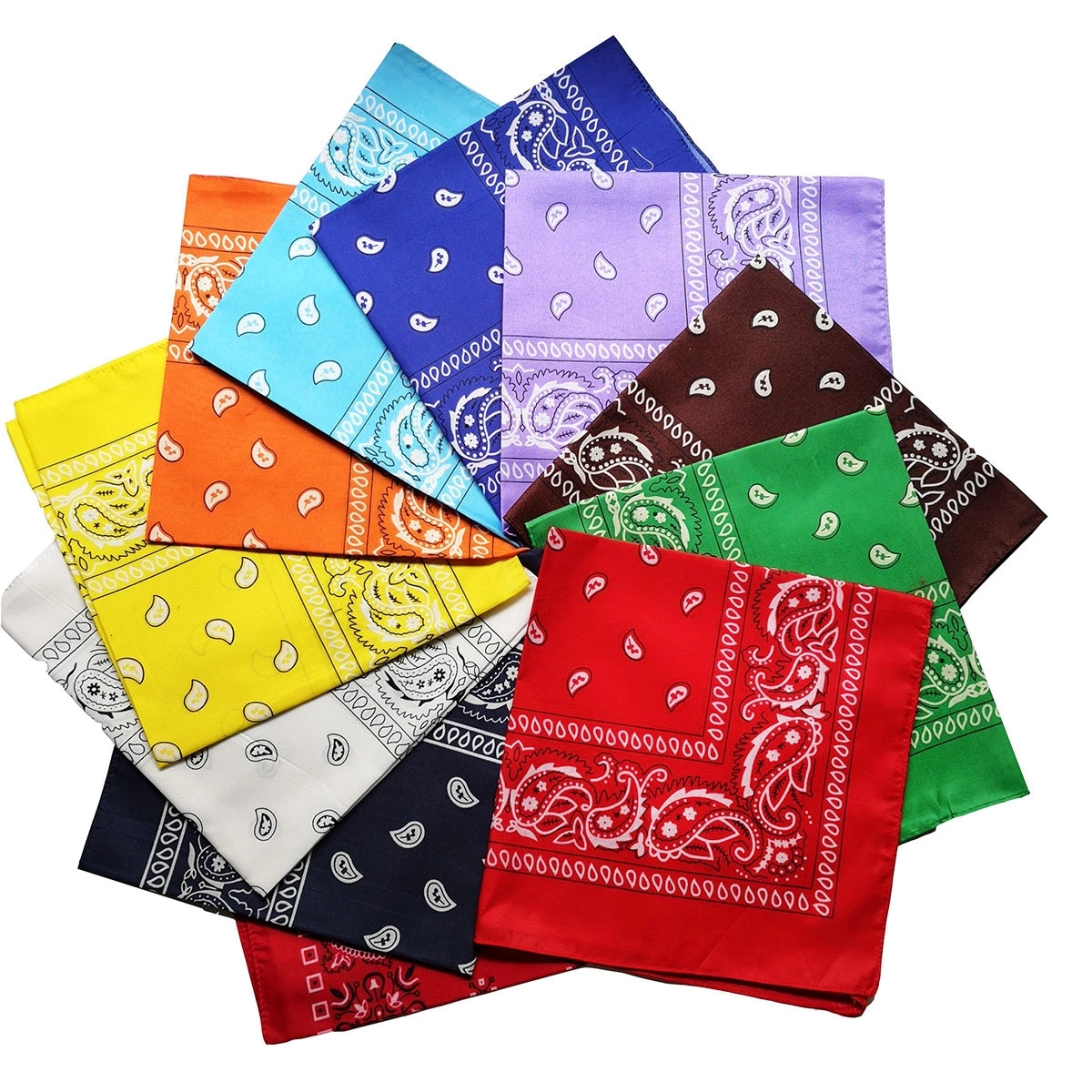 Full Color Unisex Print Bandana Head Wrap Scarf Wristband 6