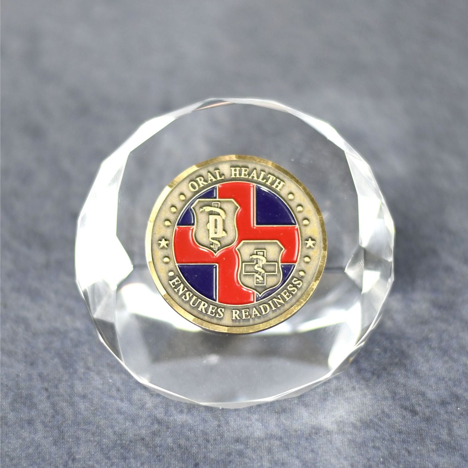 Crystal Round Paperweight 3