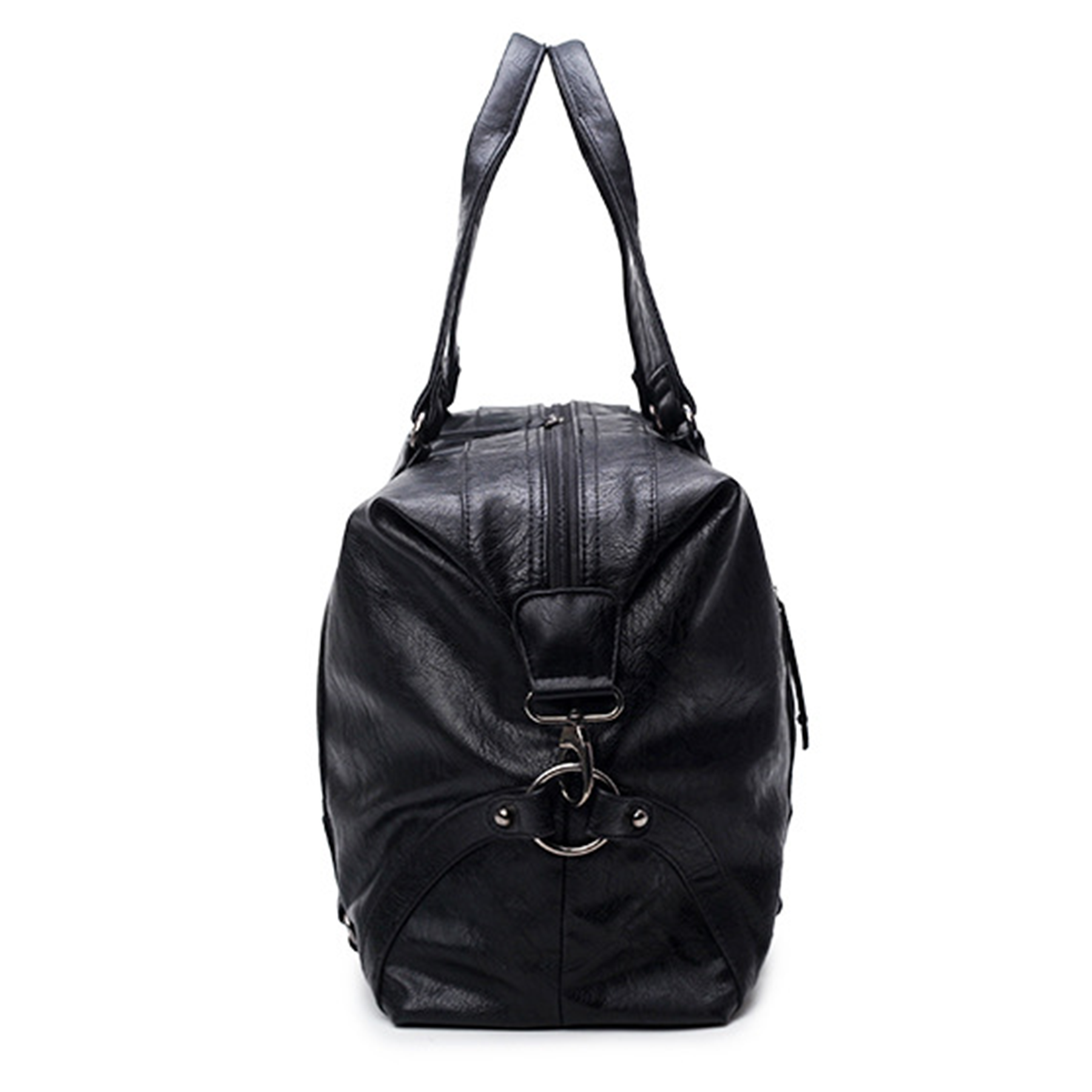 PU Leather Waterproof Travel Duffel Bag 2