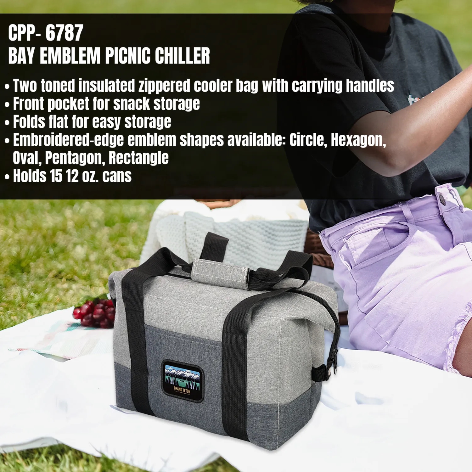 BAY EMBLEM PICNIC CHILLER 5