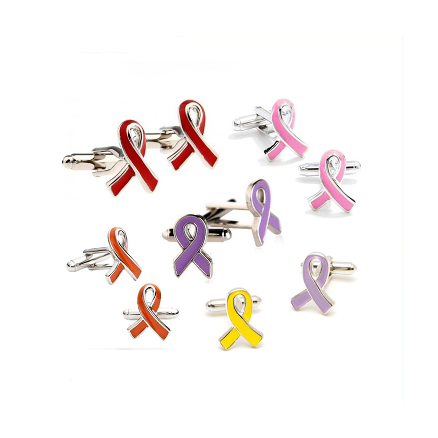 Pink Ribbon Awareness Cufflinks 4