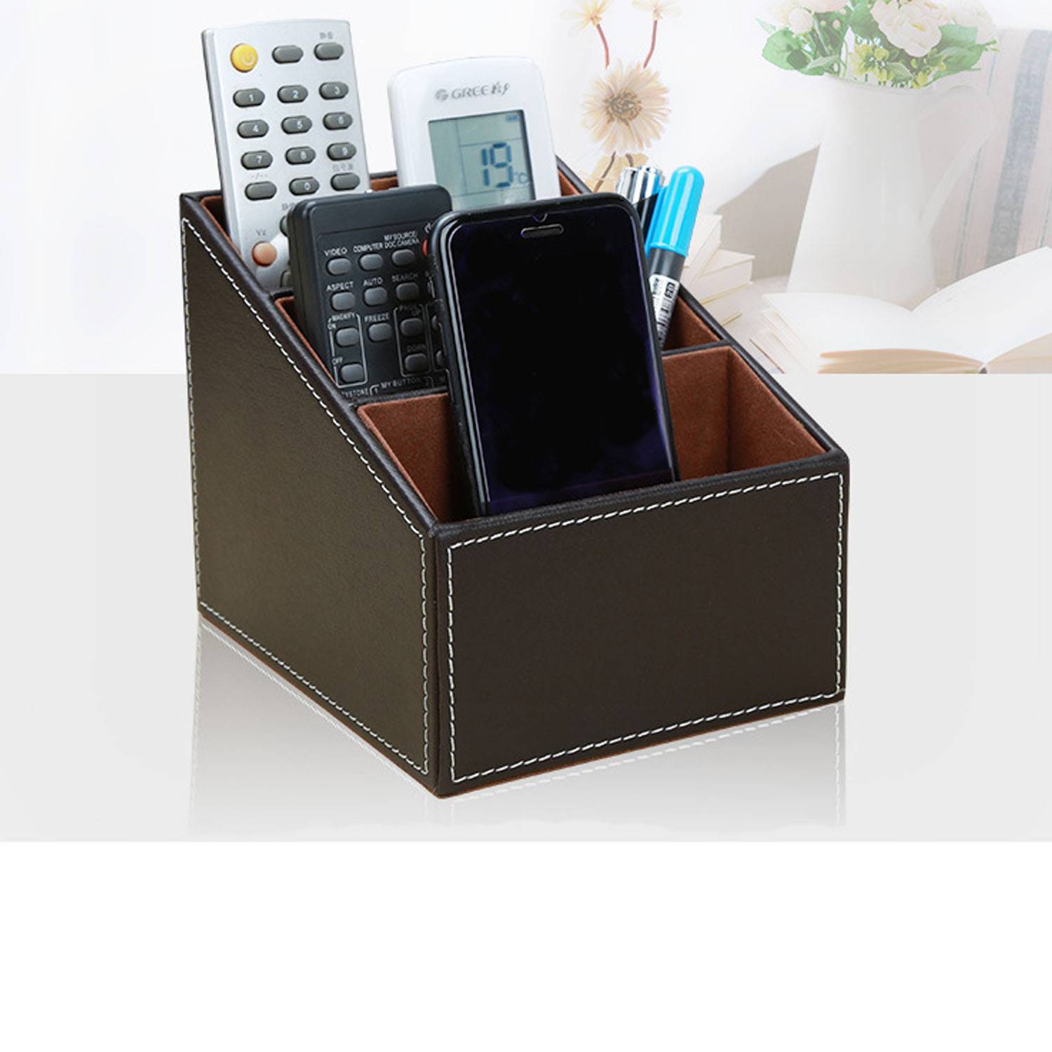Leather Office Box 4
