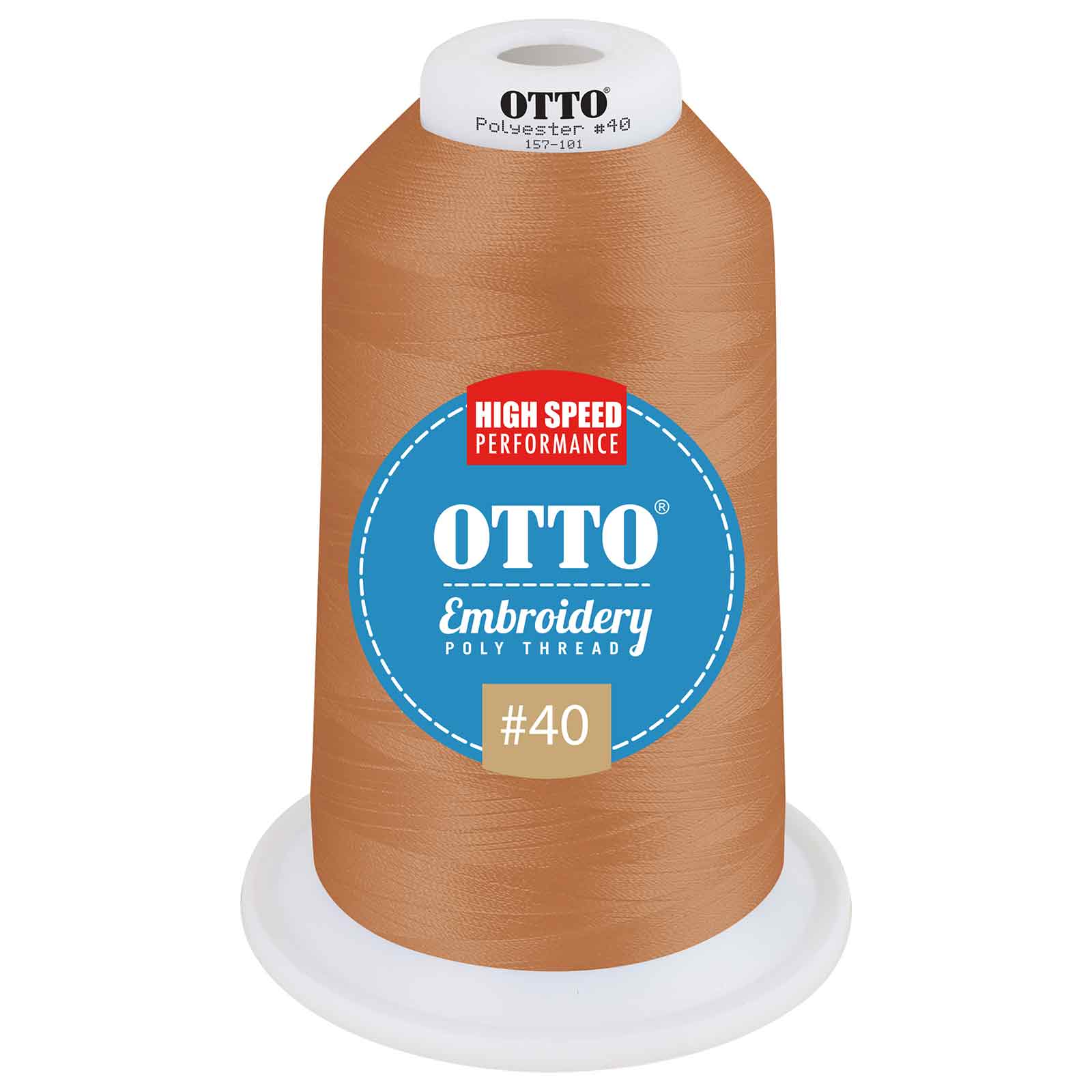 OTTO Embroidery Poly Thread #40 5,500 yd. King Cone 1034