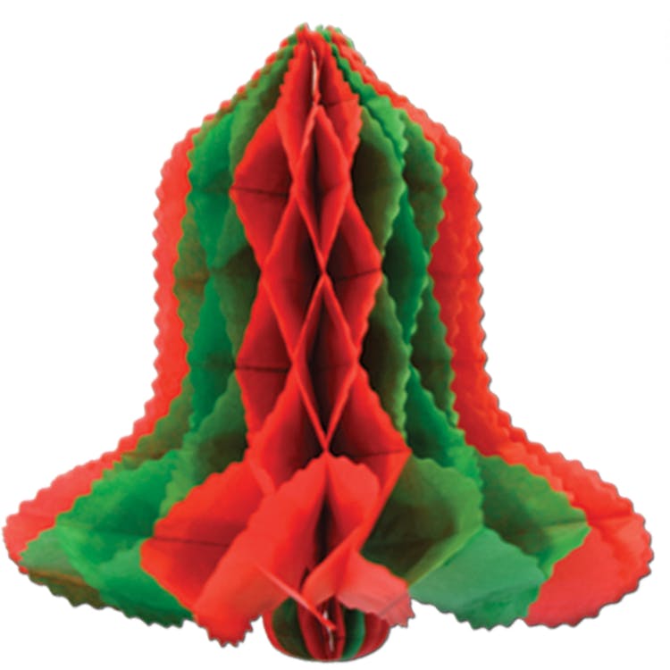 Tissue Bells - Red Green 12" 2
