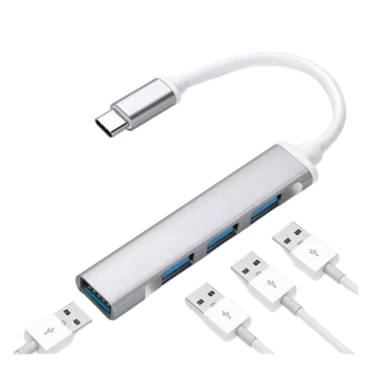 4 Ports Splitter Type C USB 2.0 Hub 5
