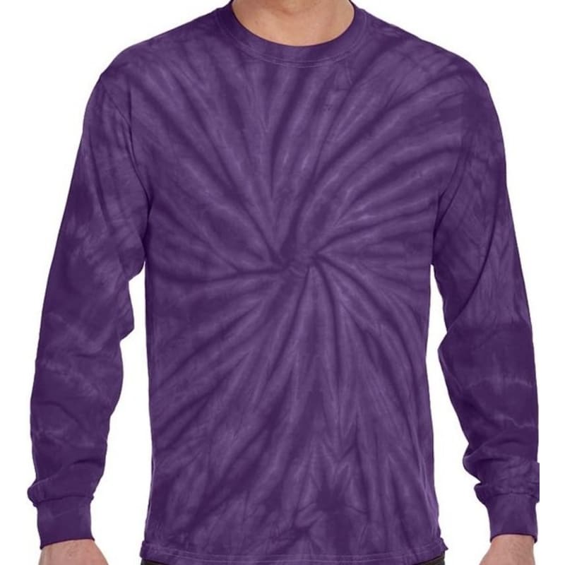 Tie-Dye 5.4 Oz., 100% Cotton Long-Sleeve Tie-Dyed T-Shirt 8