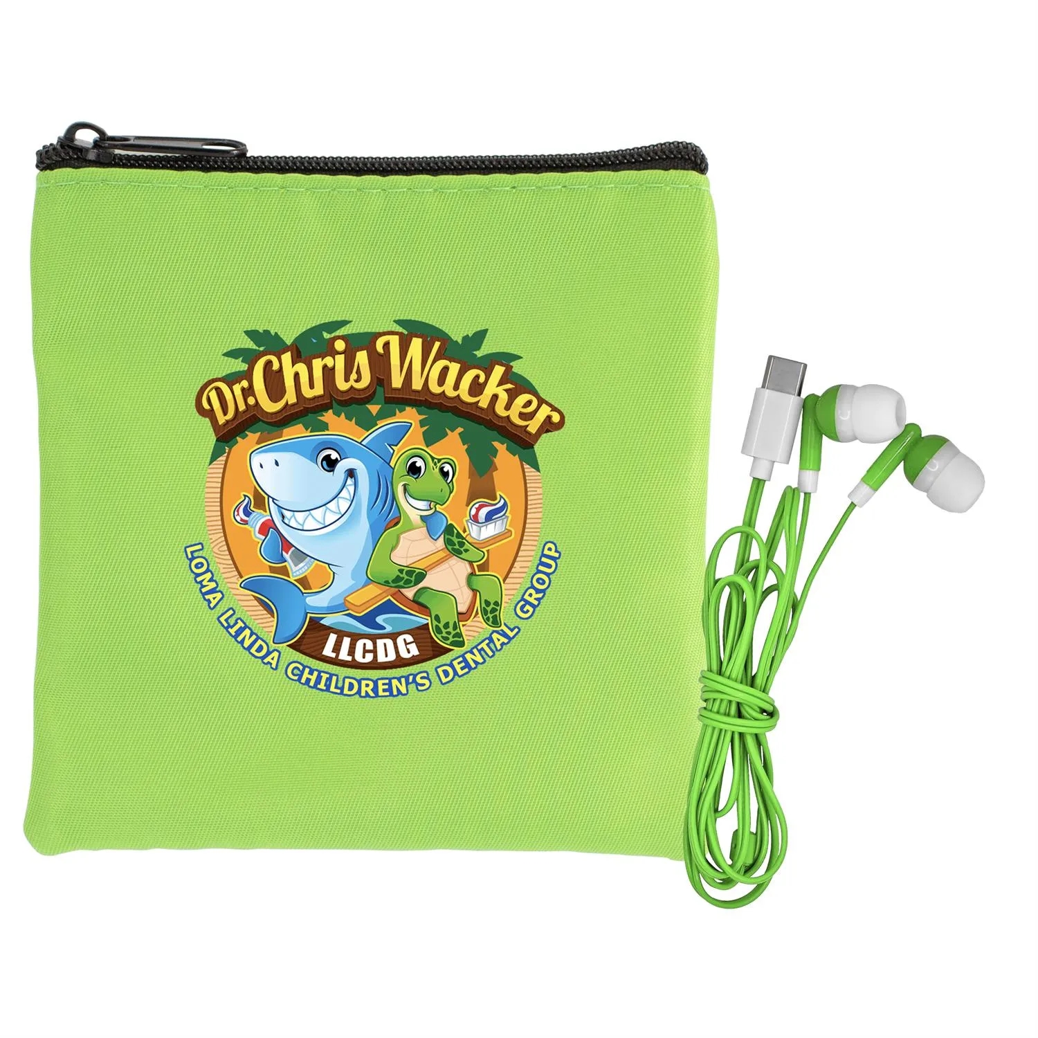 Colorful RPET Ear Bud Pouch 12