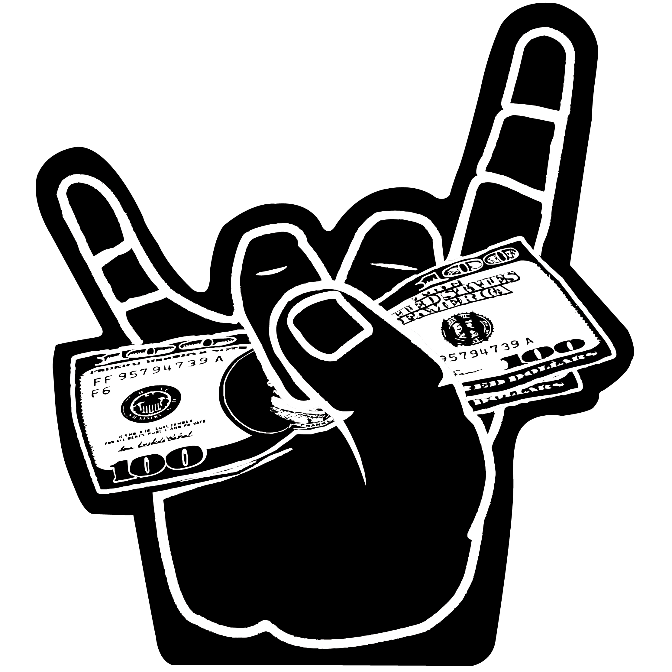 Hand with Money 20