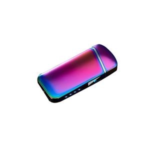 Exquisite Gold Break Shaped Dual E Arc Lighter With Phoenix Mark 16