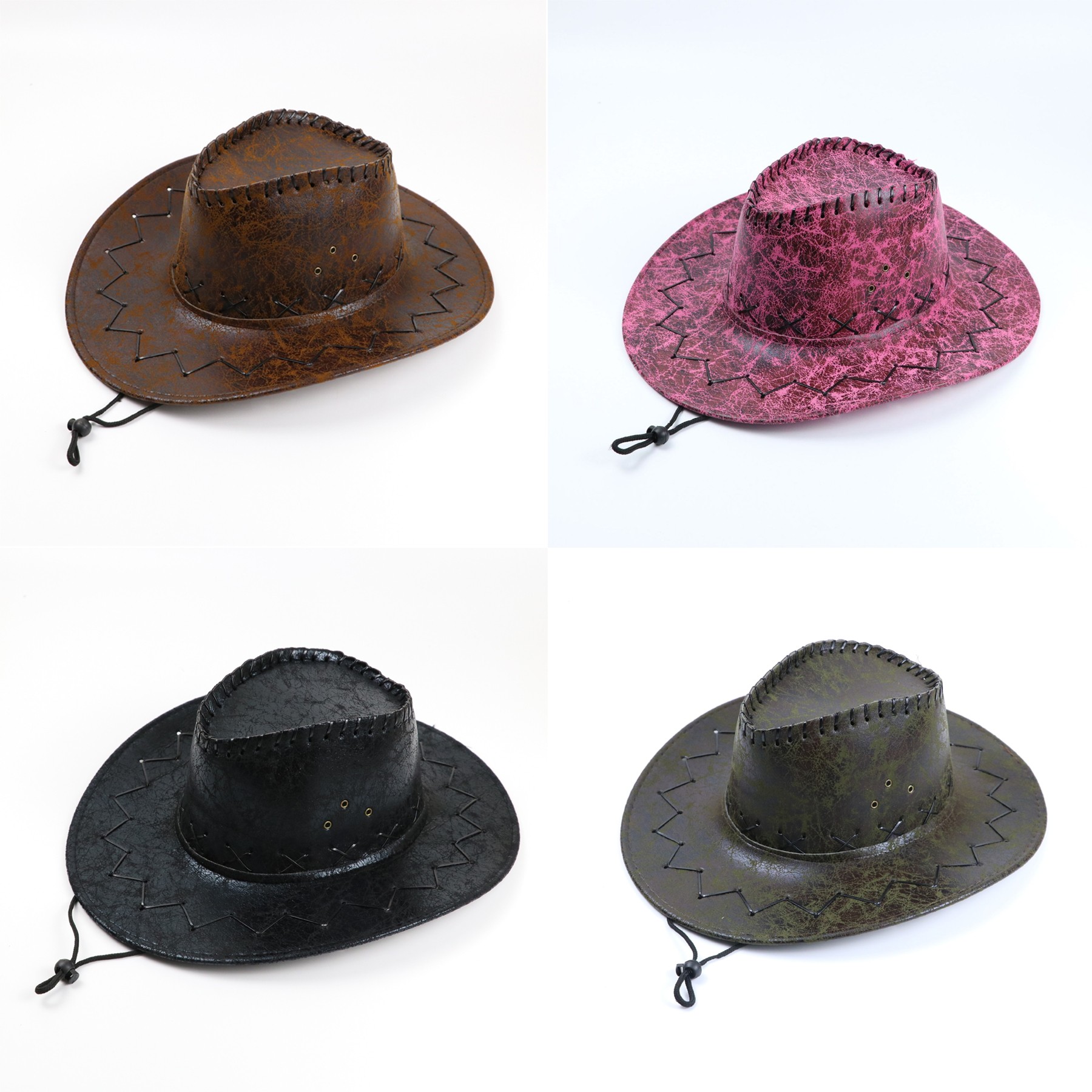 Cracked Western Cowboy Cap 2