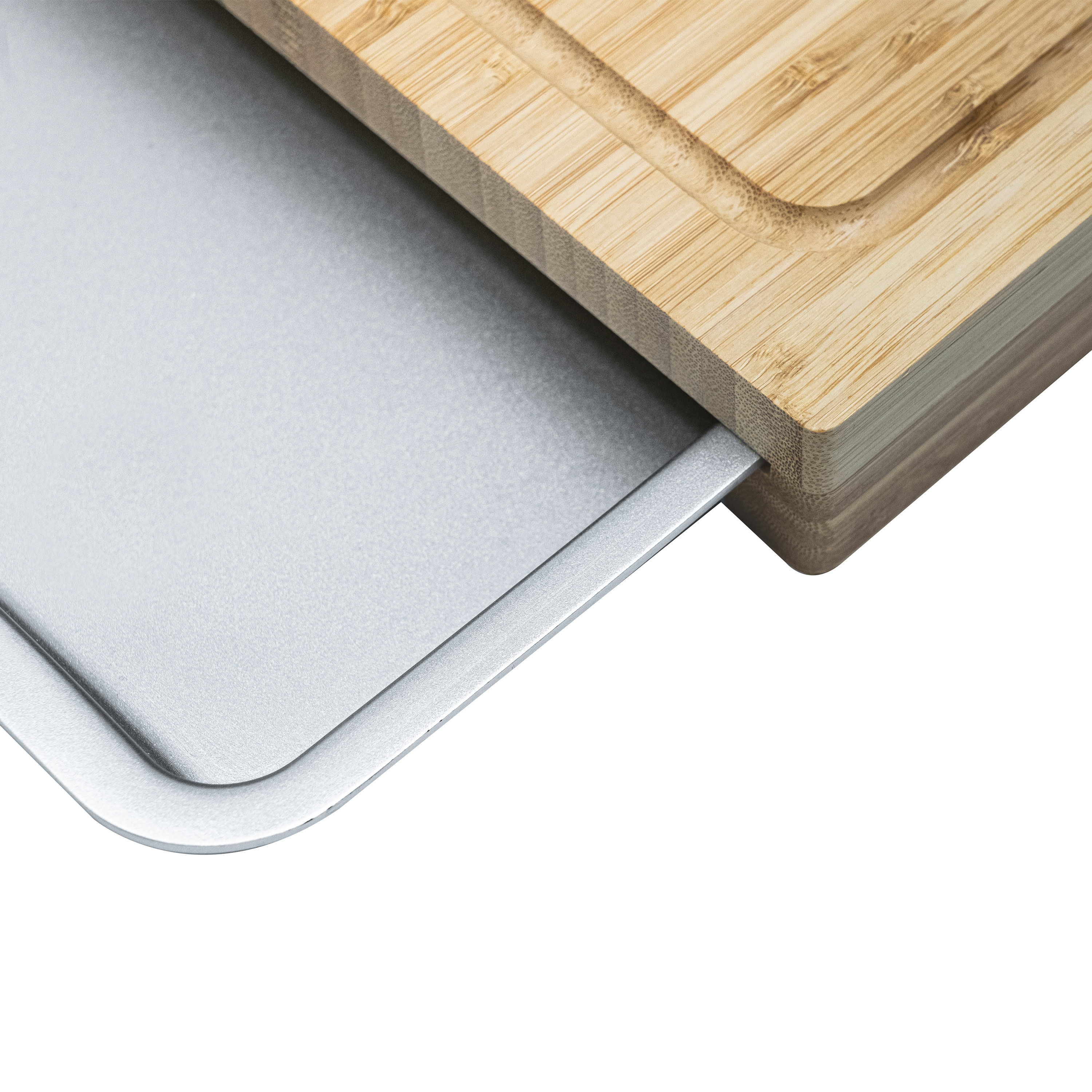 Cuisinart Outdoors® Bamboo Cutting Board With Hidden Tray 7