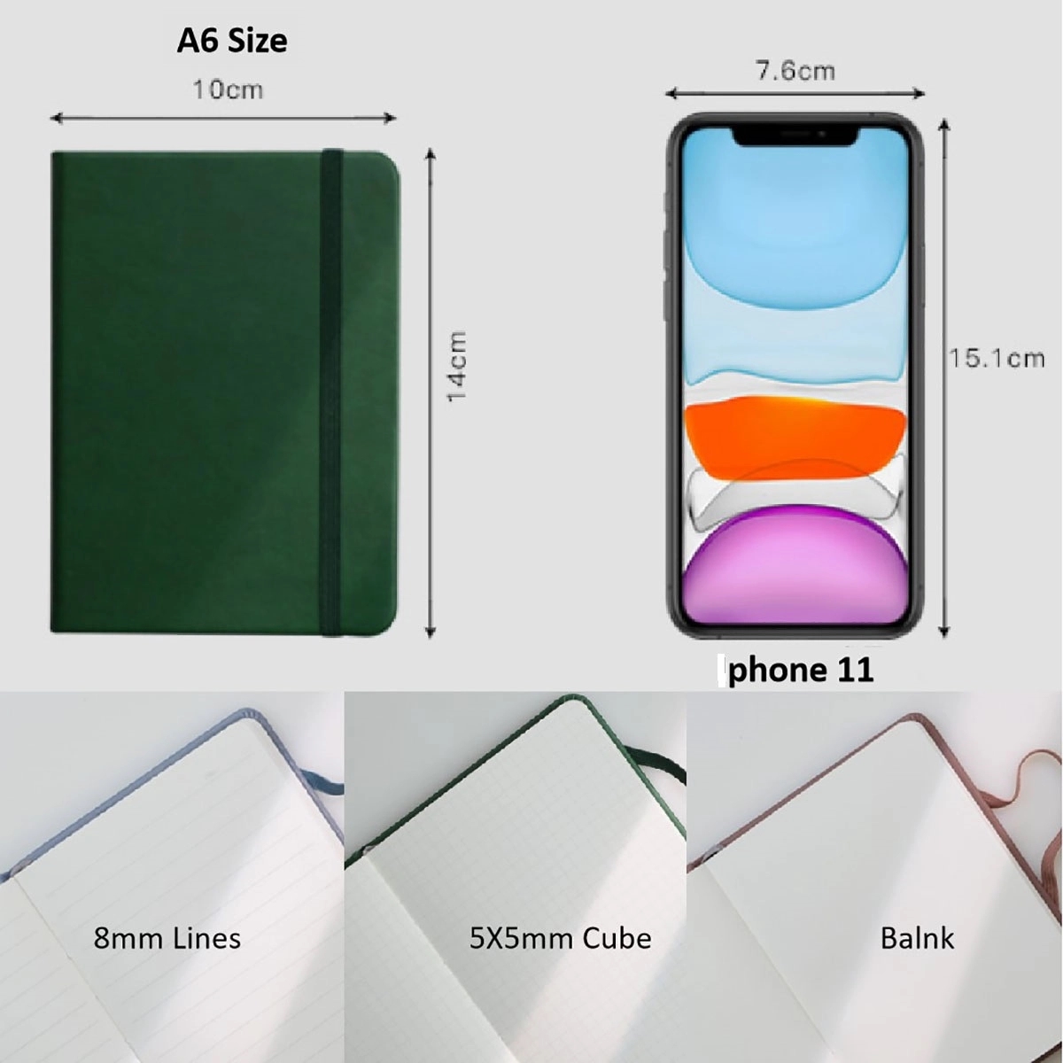 A6 Pu Journal Notebook 180 Pages 2
