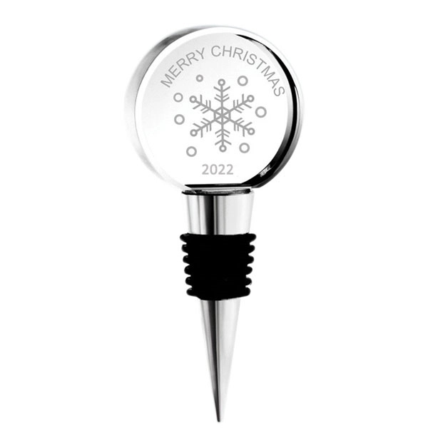 Round Crystal Wine Stoppers 5