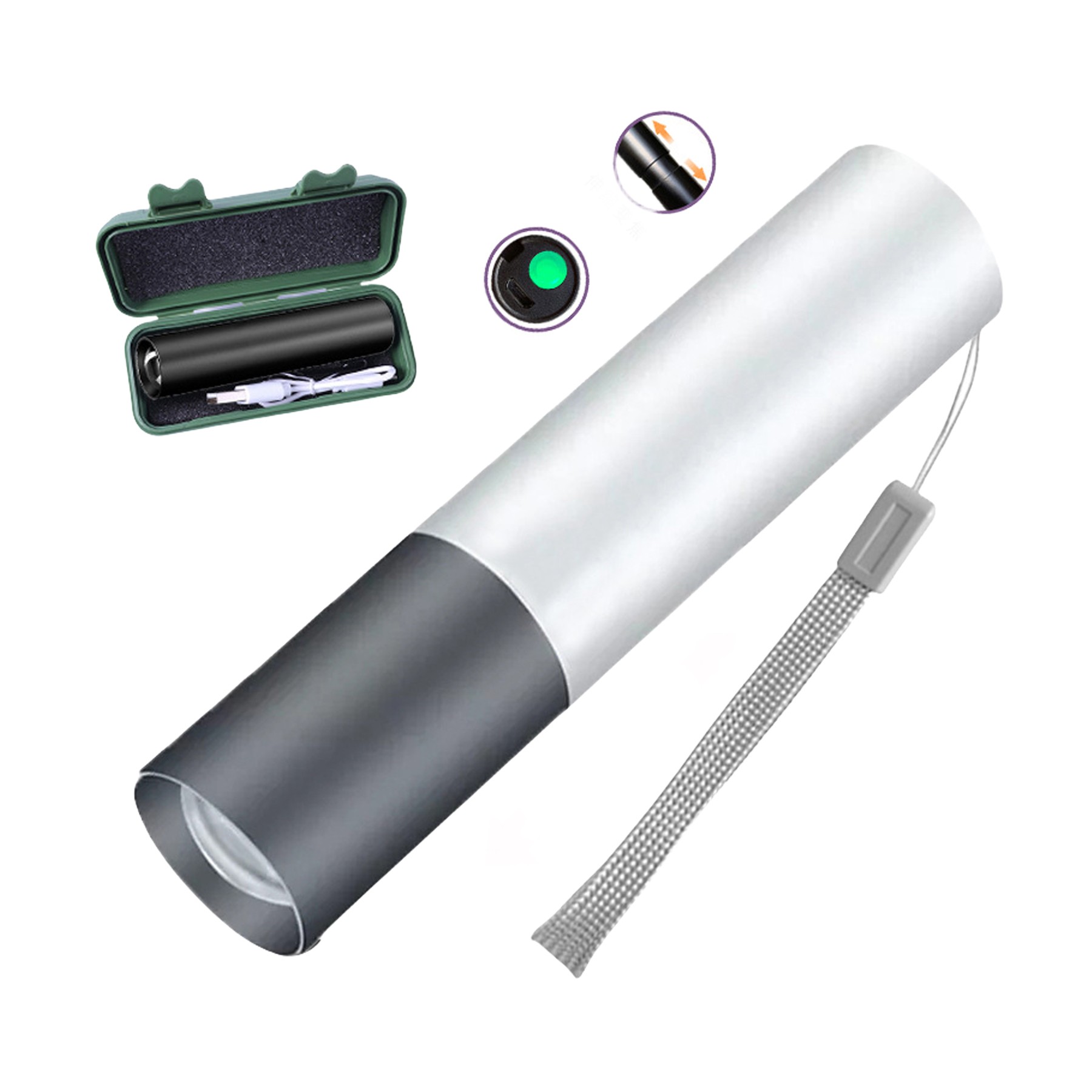 Rechargeable LED Flashlights High Lumens 2