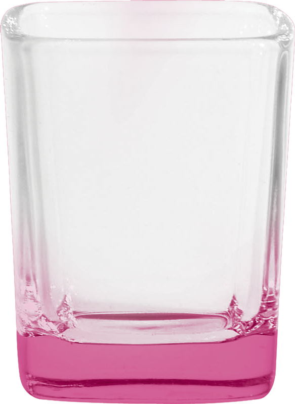 2.25 oz. Square Shot Glass - Deep Etched 16