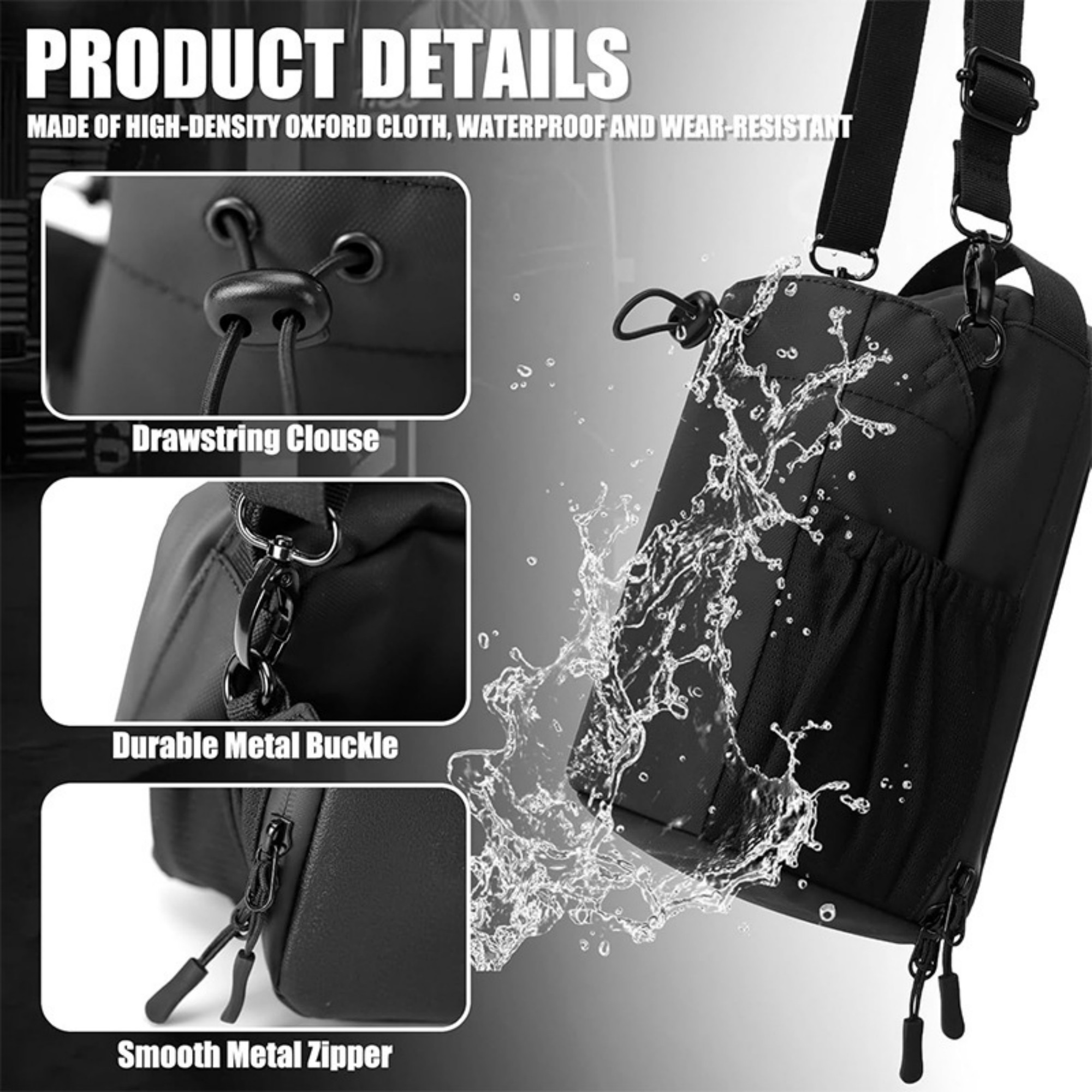 Magnetic Water Bottle Bag Sling Bag 7