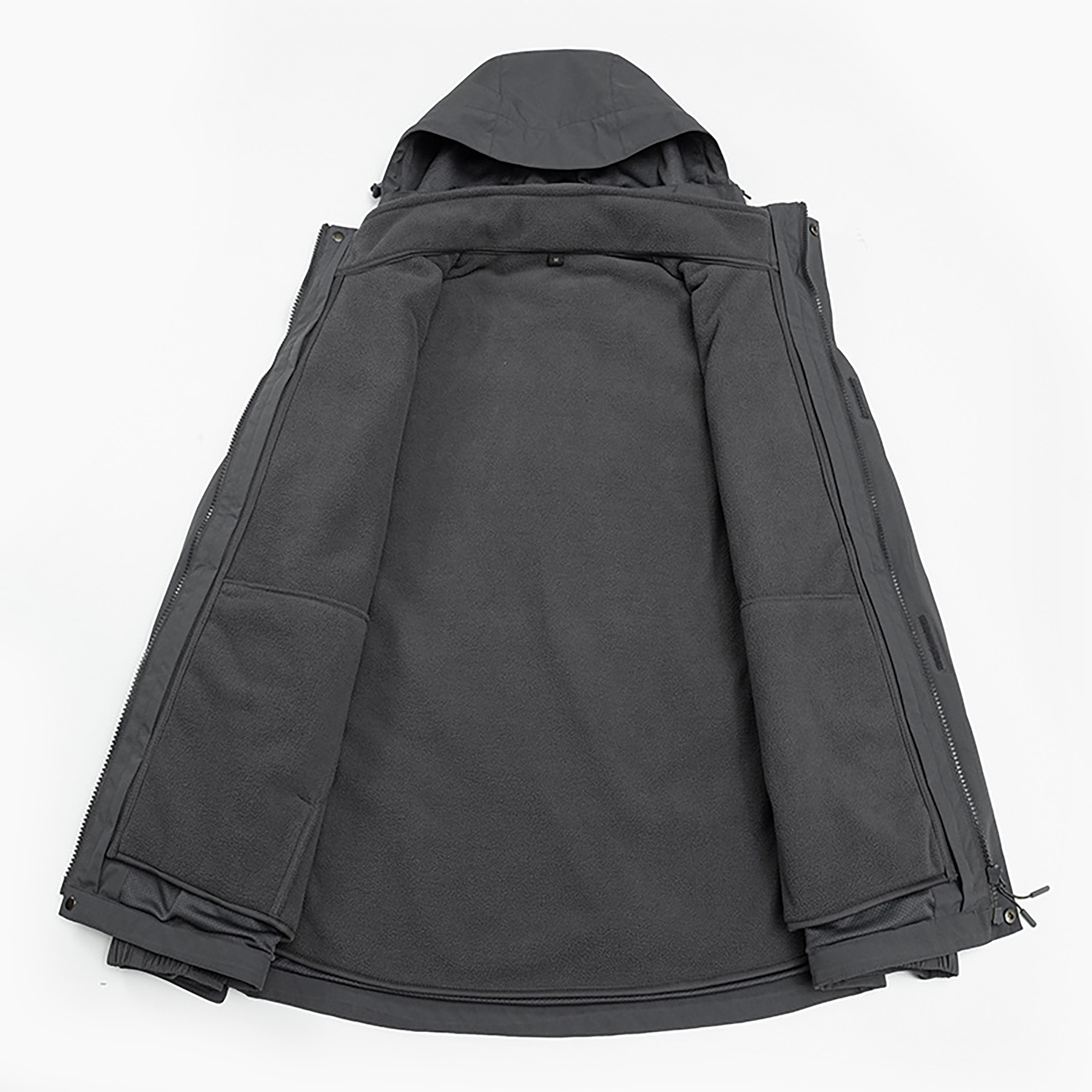 3 in 1 Warm Fleece Liner Jacket & Detachable Hood 5