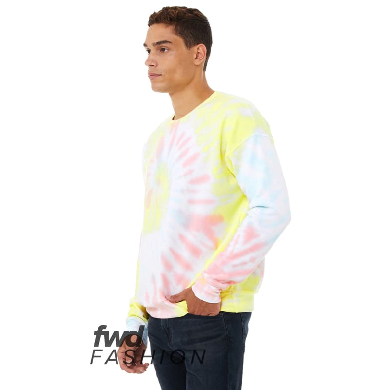Bella + Canvas FWD Fashion Unisex Tie-Dye Pullover Sweatshirt 2