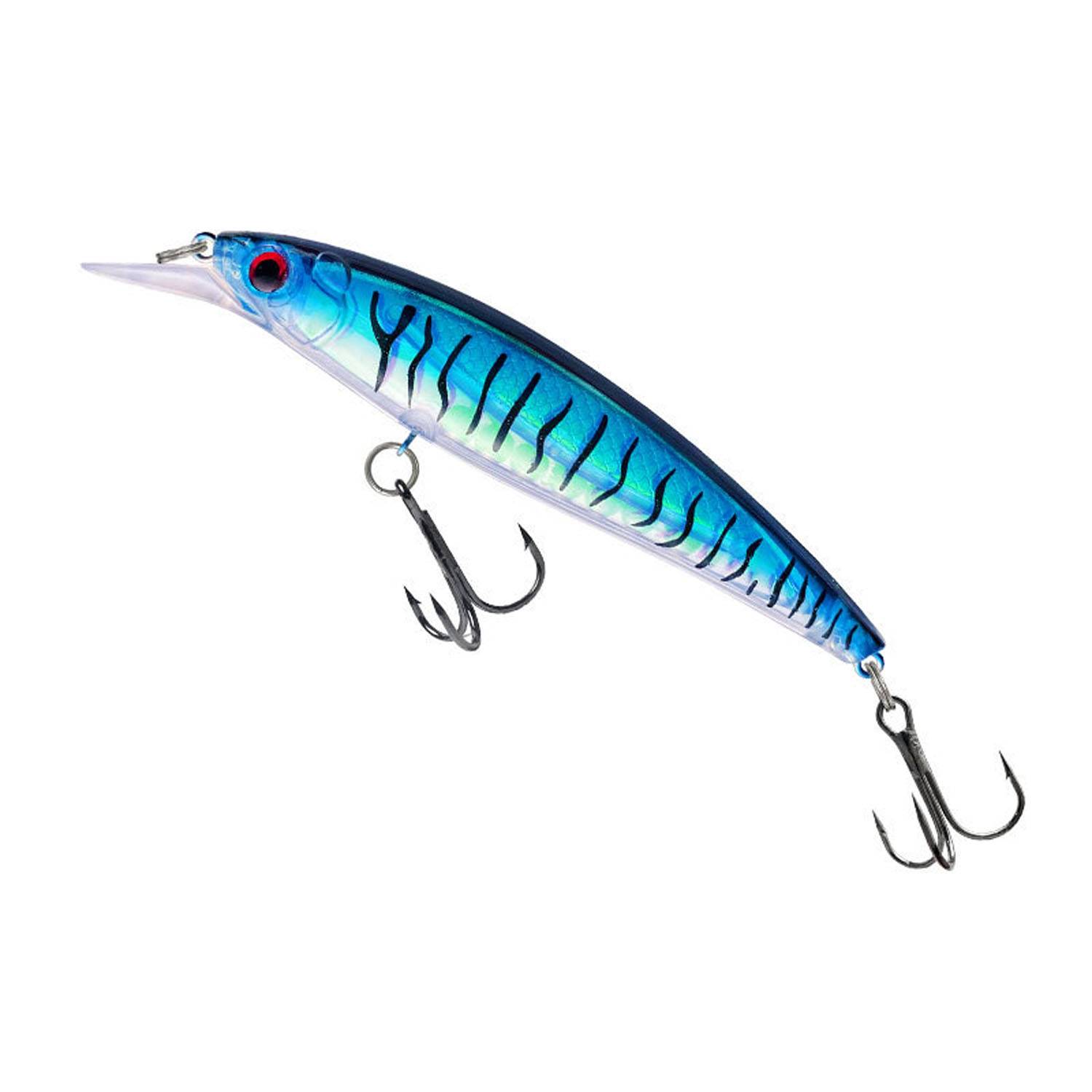 Weighted ABS Fishing Lure with Sharp Hooks & Flash Foil 8