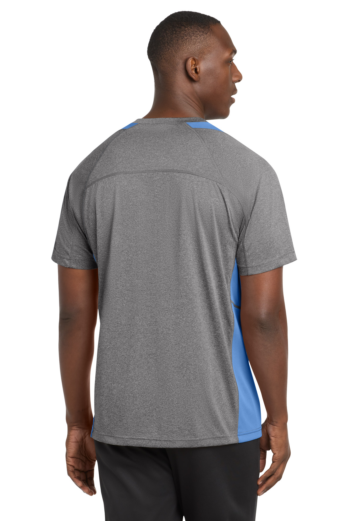 Sport-Tek Heather Colorblock Contender Tee. ST361 3