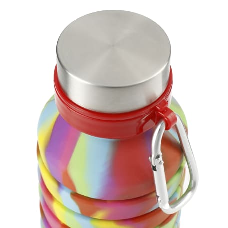 Zigoo Silicone Collapsible Bottle 18oz - Tie Dye 58