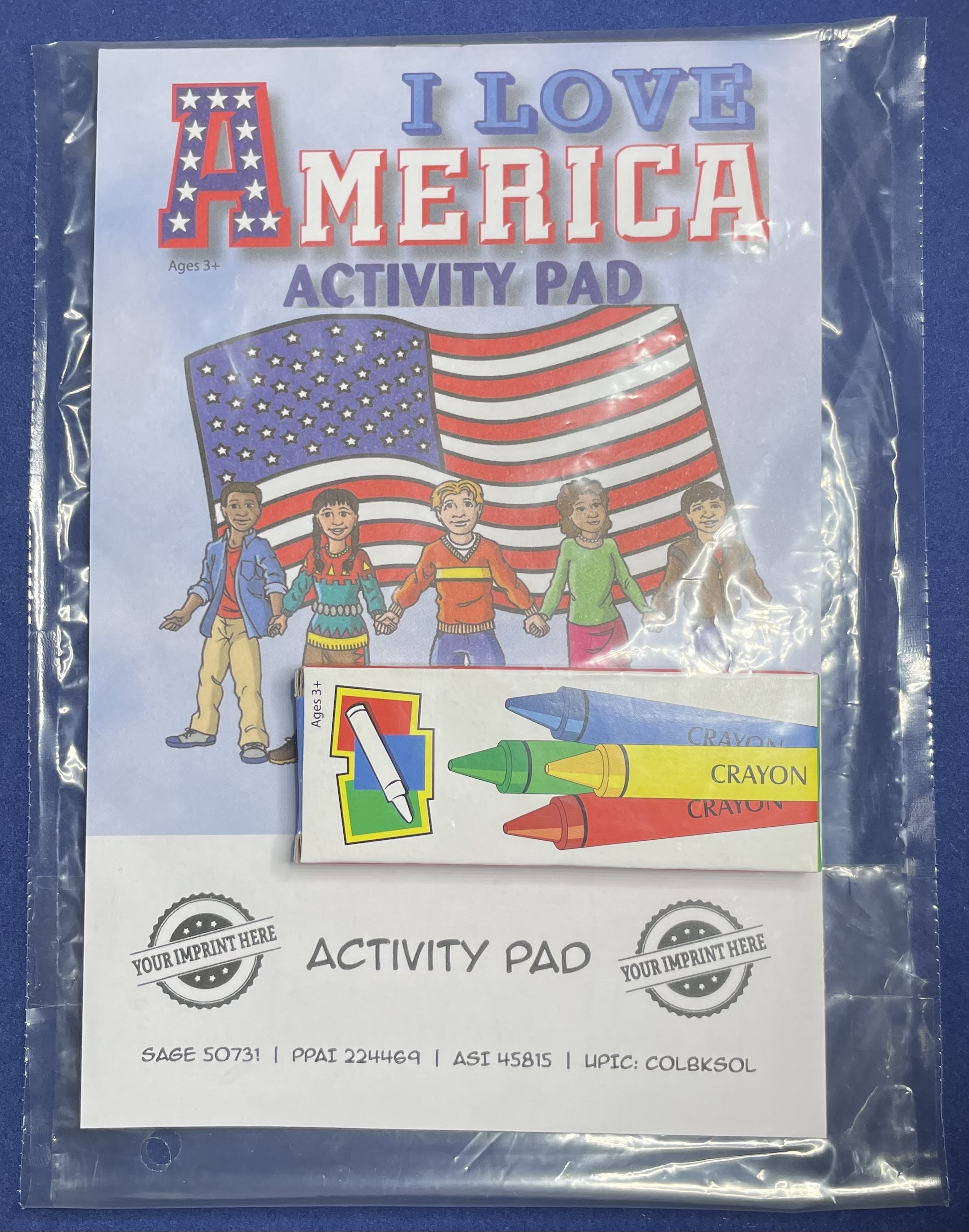 ACTIVITY PAD SET - I Love America Activity Pad Fun Pack 4