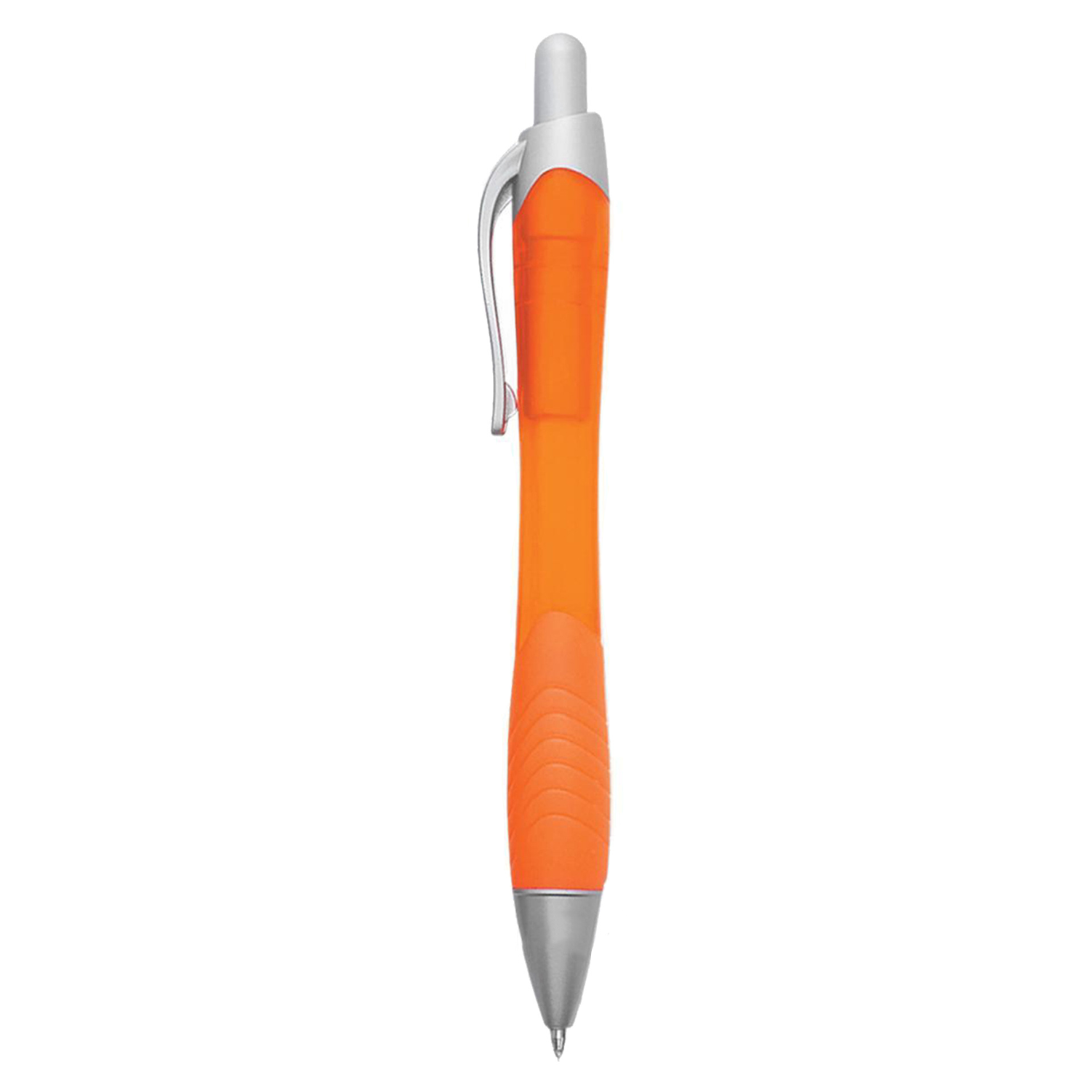 Translucent Plastic Push-Button Ballpoint-Pen 6