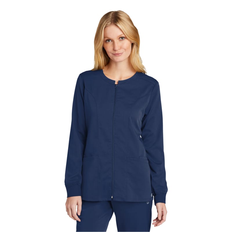 WonderWink Women's Premiere Flex Full-Zip Scrub Jacket 33
