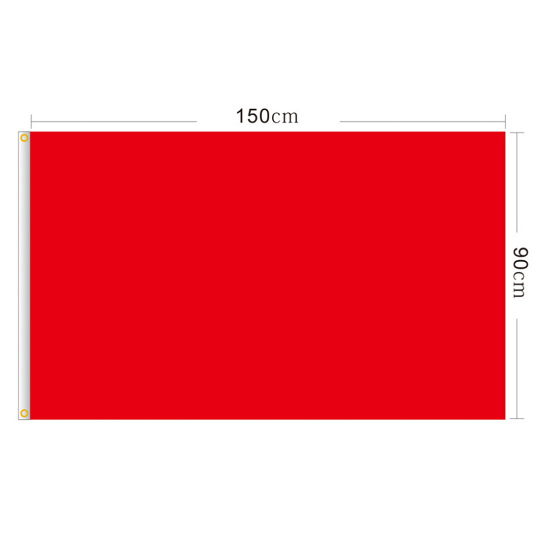 3' x 5' FT One Layer Custom Marking Flag 3