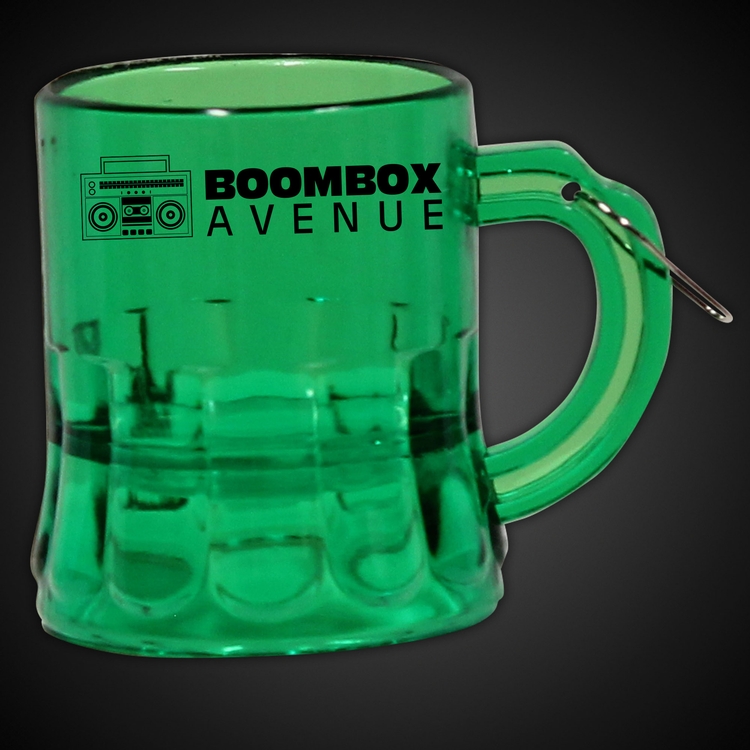 Green Beer Mug Medallion