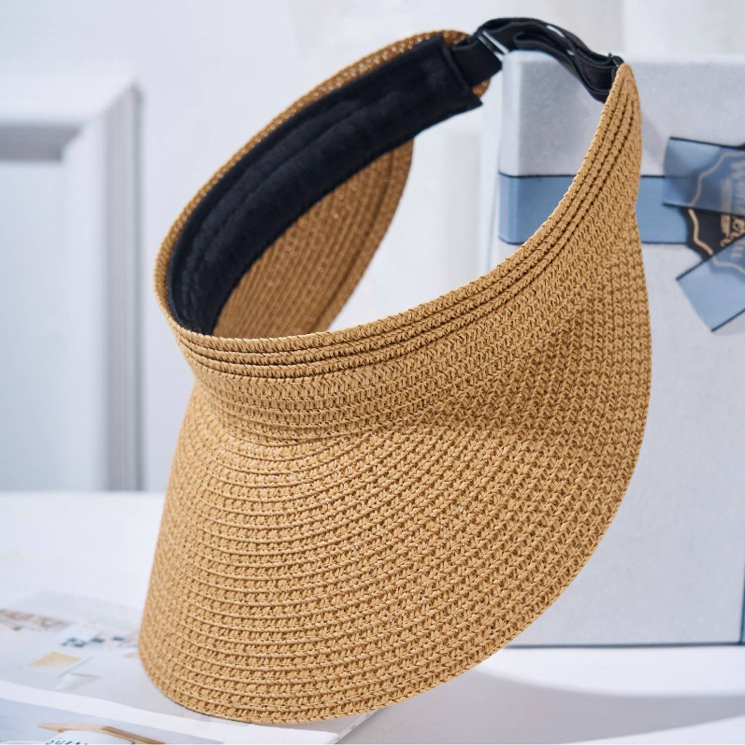 Women Roll Up Sun Visor Hat 1