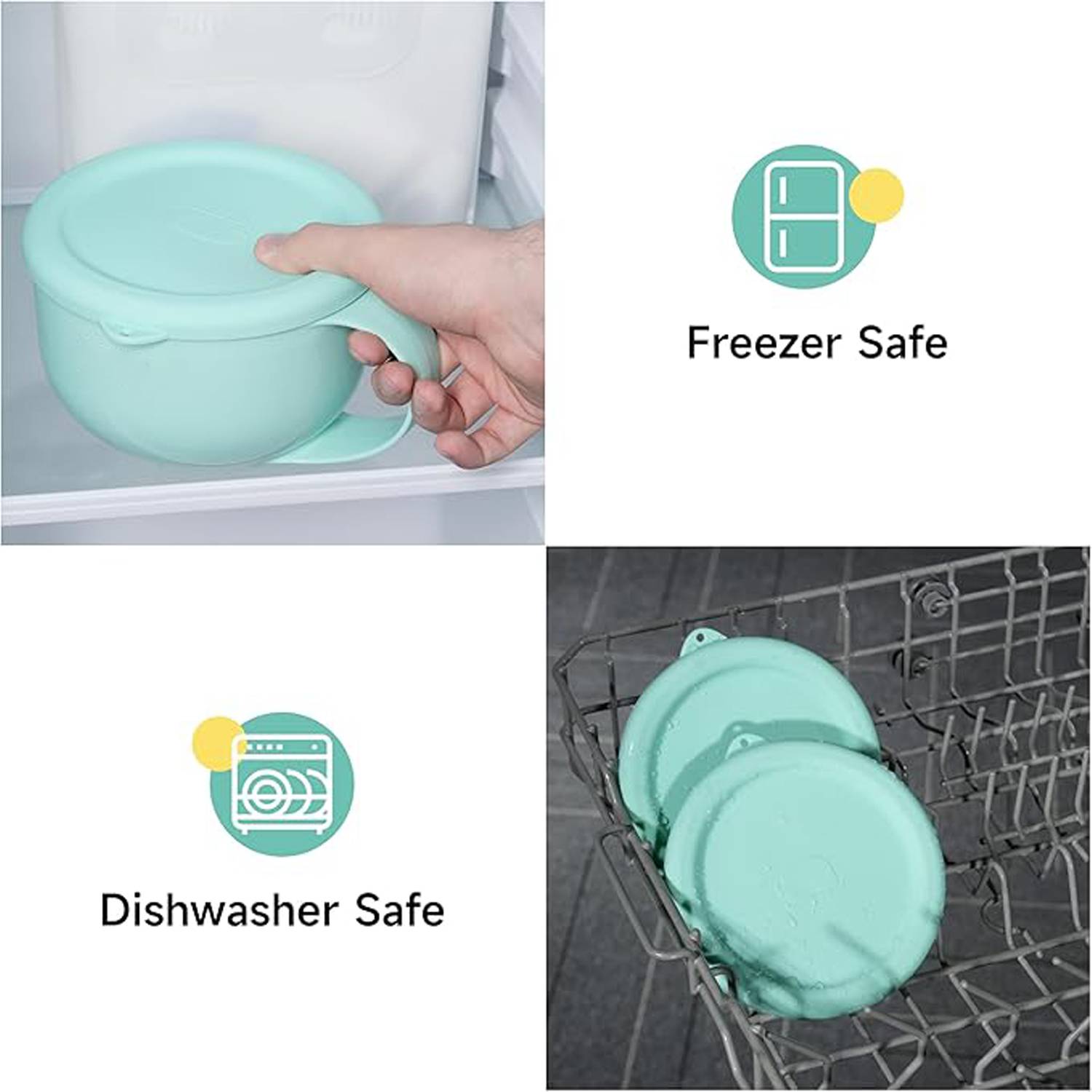 Circle Reusable Food-Grade Silicone Lid 8