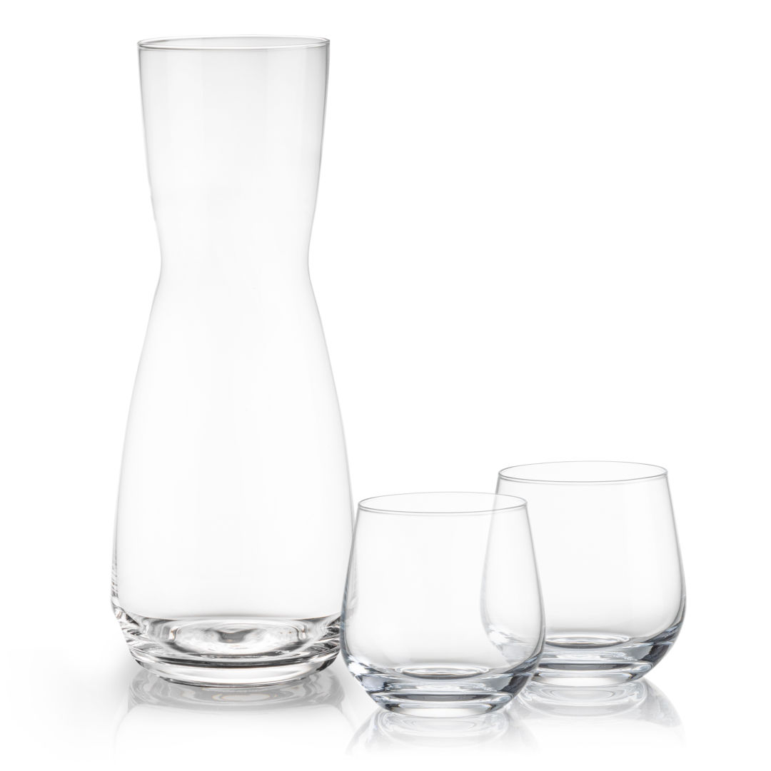 Mason Carafe & Garland Stemless Wine 8