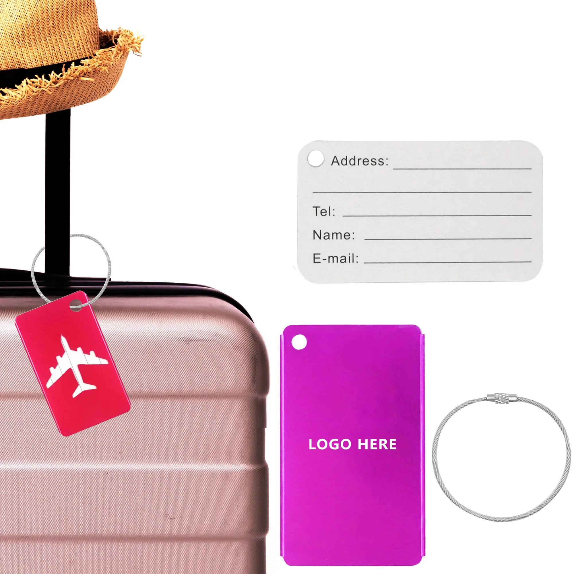 Metal Luggage Tag 13